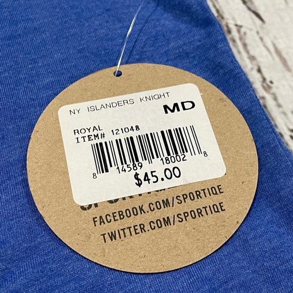 Women's New York Islanders NHL Hockey NWT Tank Top Tshirt - Picture 4 of 8